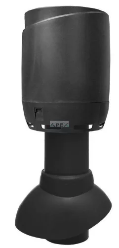 VILPE 110P/300 FLOW tetőszellőző, fekete