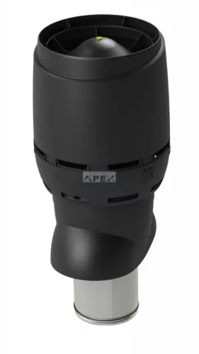 Vilpe ECo200P/500 XL FLOW tetőventilátor, fekete