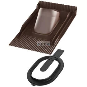 VILPE UNITILE CLICK Univerzális átvezető elem, barna