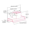 NODOR - Páraelszívó Norbreeze CROWN 60 NO DRIP SS inox + Mikro MW-5120