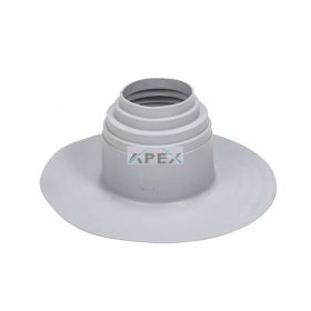 VILPE® PVC tető csőmandzsetta, világosszürke