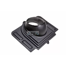 VILPE STEEL átvezető elem, fekete