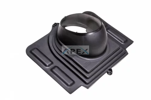 VILPE STEEL átvezető elem, fekete