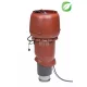 VILPE ECo190P/125/500 tetőventilátor, vörös - A készlet erejéig rendelhető!