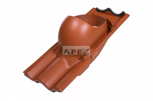 VILPE® XL alapcserép átvezető elem, téglavörös