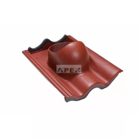   VILPE TILE betoncserép átvezető elem, vörös - A készlet erejéig rendelhető!