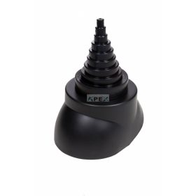 VILPE® 12-90-es antennakivezető, fekete