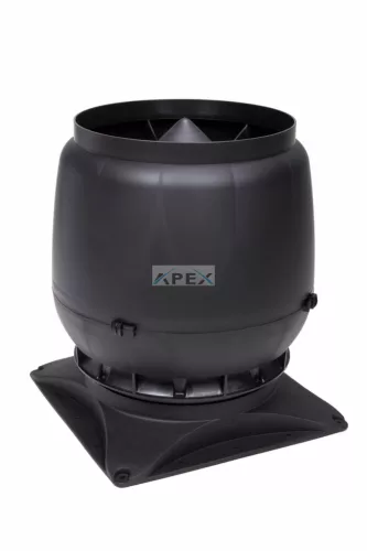 VILPE 200S 400x400-as tetőszellőző, fekete - A készlet erejéig rendelhető!