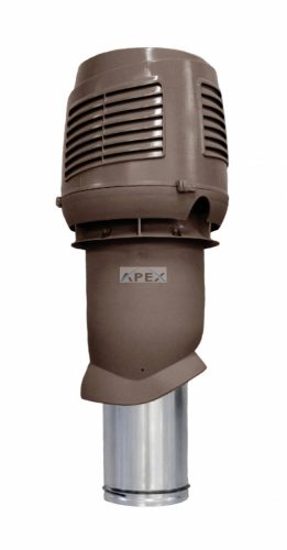 VILPE® 160/IS/500 légbevezetésre alkalmas szellőző, barna