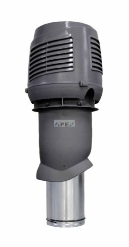 VILPE® 160/IS/500 légbevezetésre alkalmas szellőző, szürke