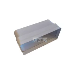   AIRA - Légtechnikai elem lapos csatorna adapter Quadro sorozathoz 