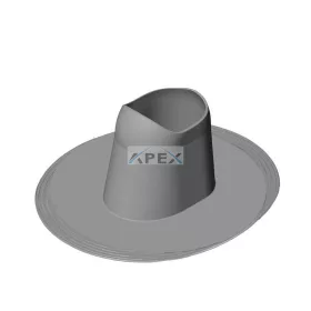 VILPE COLAR PVC átvezető elem - szürke