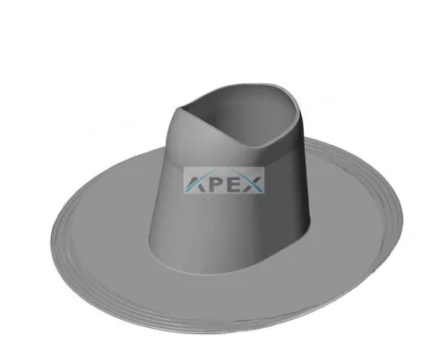 VILPE COLAR PVC átvezető elem - szürke