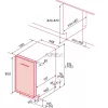 NODOR - Beépíthető mosogatógép NorCare DW-4611 I SL