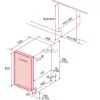 NODOR - Beépíthető mosogatógép NorCare DW-4611 I SL + Ajándék Hűtőtáska