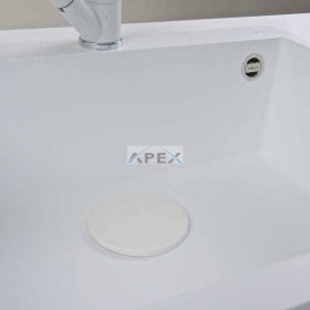   ELLECI - Takarólap 3,5" manual szűrőhöz Granitek G68 bianco - Kifutó termék!