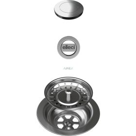   ELLECI - STANDARD OPEN UP automata dugókiemelő egymedencés mosogatókhoz - inox