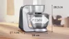 Bosch MUM58251 Serie | 4 Konyhai robotgép MUM 5 1000 W Fehér, Ezüst