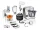 BOSCH MUM5XW40 Konyhai robotgép, MUM5, 1000 W, fehér, champagne, MUM5XW40