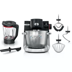   Bosch MUMS6ZS17 Serie | 6 Konyhai robotgép mérleggel 1600 W Fekete, Szálcsiszolt acél