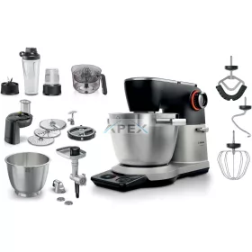   Bosch MUMS8ZS60 Serie | 8 Konyhai robotgép mérleggel 1800 W Ezüst, Fekete