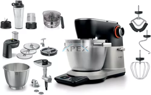 Bosch MUMS8ZS60 Serie | 8 Konyhai robotgép mérleggel 1800 W Ezüst, Fekete