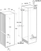 GORENJE NRKI519E41 Beépíthető kombinált hűtőszekerény