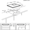 AEG ORN64A02XB Beépíthető kerámia főzőlap, 60 cm