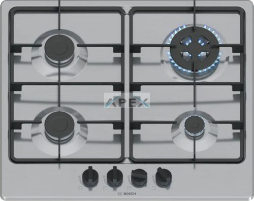 BOSCH PGH6B5K60 Serie | 4 Gáz főzőlap 60 cm Nemesacél