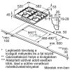 BOSCH PGP6B5K60 Serie | 4 Gáz főzőlap 60 cm Nemesacél