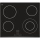 BOSCH PKF631BB2E Serie | 4, Üvegkerámia főzőlap, 60 cm, Fekete, PKF631BB2E
