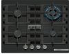 BOSCH PNH6B6K40 Serie | 4 Gáz főzőlap 60 cm Edzett üveg, Fekete
