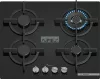 BOSCH PPH6A6I10 Serie | 6 Gáz főzőlap 60 cm Edzett üveg, Fekete