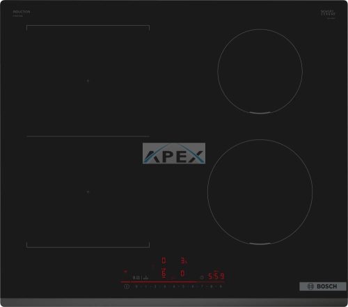 BOSCH PVS631HB1E Serie | 6, Indukciós főzőlap, 60 cm, Fekete