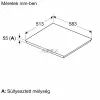 BOSCH PVS645HB1E Serie | 6, Indukciós főzőlap, 60 cm, munkapultra építhető kerettel