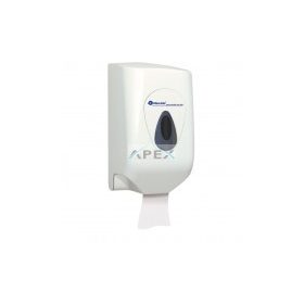   Merida Rolnis belsőmagos kéztörlő adagoló mini, fehér ABS műanyag, szürke szemmel