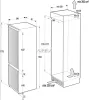 GORENJE RKI517EP1 Beépíthető kombinált hűtőszekrény