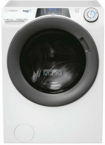 CANDY RP 286BWMR8/1-S fehér, elöltöltős mosógép 8kg max 1200ford./perc