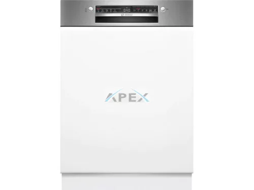 BOSCH SMI2HVS06E Serie | 2, Félig beépíthető mosogatógép, 60 cm, Nemesacél, Home Connect