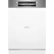 BOSCH SMI4HVS14E Serie | 4, Félig beépíthető mosogatógép, 60 cm, Nemesacél, Home Connect