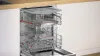 BOSCH SMI6ECS10E Serie | 6 Félig beépíthető mosogatógép, 60 cm, Szálcsiszolt acél