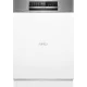 BOSCH SMI6ECS18E Serie | 6 Félig beépíthető mosogatógép 60 cm, Szálcsiszolt acél