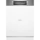 BOSCH SMI6ZCS10E Serie | 6 Félig beépíthető mosogatógép 60 cm, Szálcsiszolt acél