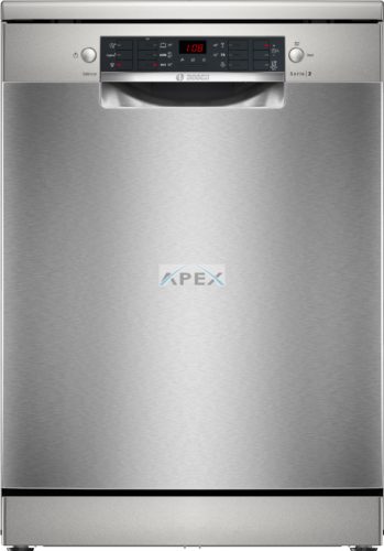 BOSCH SMS26AI01F Serie | 2, Szabadonálló mosogatógép, 60 cm, Ujjlenyomatmentes, szálcsiszolt SMS26AI01F