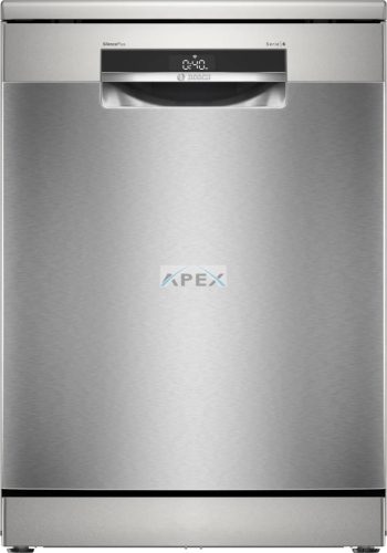 BOSCH SMS6ECI15E Serie | 6 Szabadonálló mosogatógép 60 cm, Ujjlenyomatmentes, szálcsiszolt