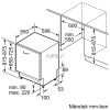 BOSCH SMV4HVX14E Serie | 4, Beépíthető mosogatógép, 60 cm
