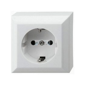   GAO 0310H Business Line IP20 földelt aljzat, 1 férőhelyes földelt csatlakozóaljzat, beltéri,  230V~/50Hz/16A, fehér