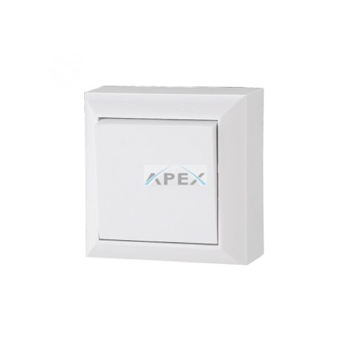 GAO 0316H Business Line IP20 váltókapcsoló, beltéri, 230 V~ / 50 Hz / 10 A, fehér