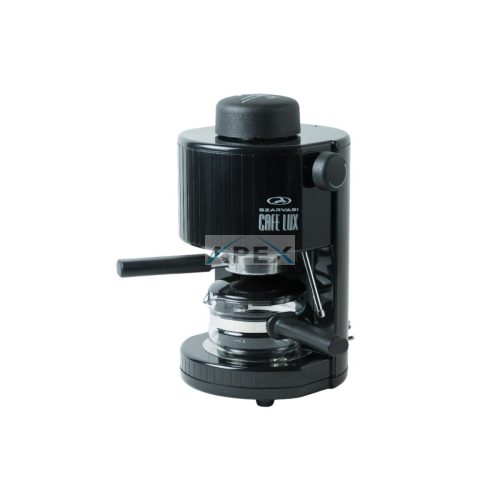 Szarvasi SZV-620 CAFE LUX kávéfőző, 800W, fekete színű, gőzcsappal, üveg kiöntő, biztonsági szelep, 304kPa nyomás