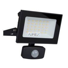   GAO 48989 falra szerelhető LED fényvető, 30 W, 3300 lumen, mozgásérzékelő, kül- és beltéri kivitel